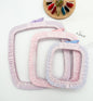 Set of 3 Embroidery Hoop Covers for Nurge Hoops – Cross Stitch & Needlework Protectors