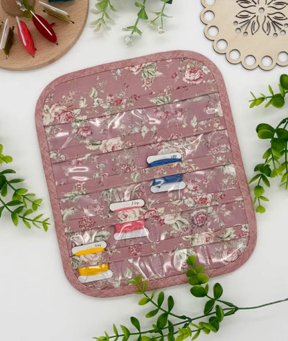 Cross Stitch Bobbin Holder – 20-Pocket Clear Vinyl Organiser
