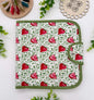 Large Cross Stitch Project Folder – Padded Organiser with Multiple Pockets