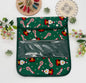 Handmade Cross Stitch Project Bag – 28 × 32 cm Christmas Theme