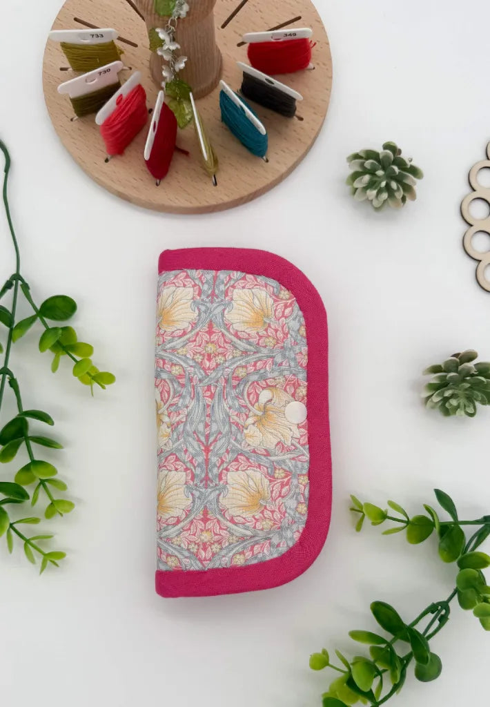 Cross-Stitch Mini Scissors Case – Handmade Padded Holder