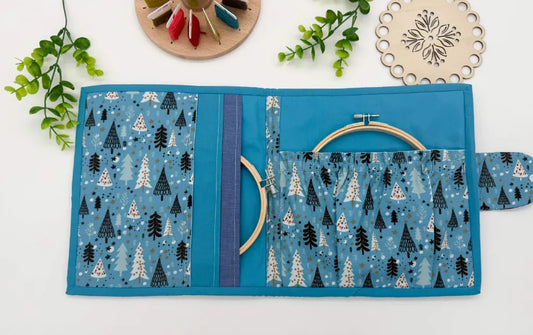 Cross-Stitch Project Organiser – Handmade Fabric Storage Bag