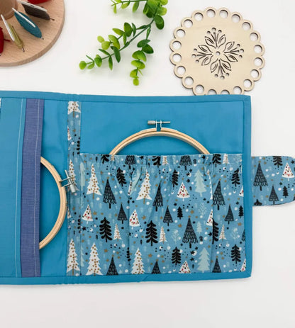 Cross-Stitch Project Organiser – Handmade Fabric Storage Bag
