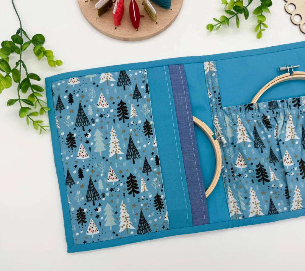 Cross-Stitch Project Organiser – Handmade Fabric Storage Bag