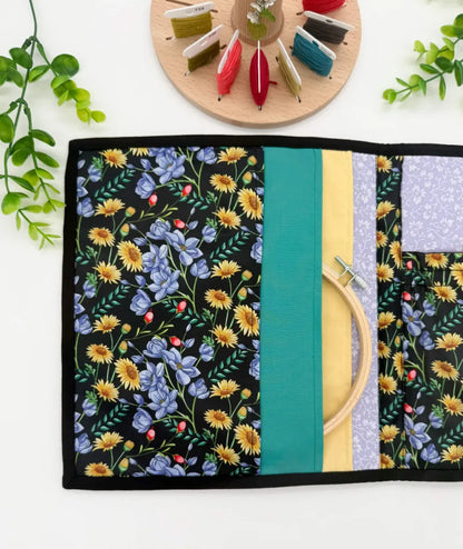 Cross-Stitch Project Organiser – Handmade Fabric Storage Bag