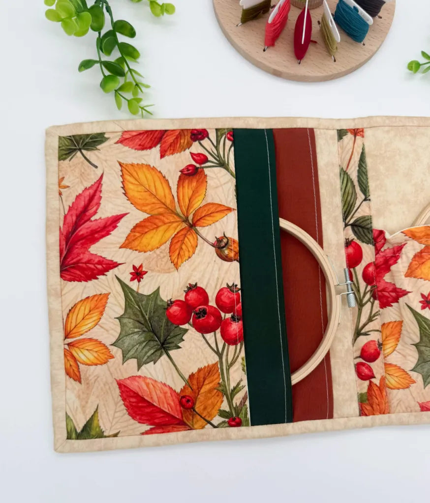Cross-Stitch Project Organiser – Handmade Fabric Storage Bag