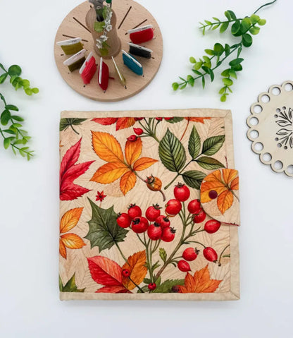 Cross-Stitch Project Organiser – Handmade Fabric Storage Bag