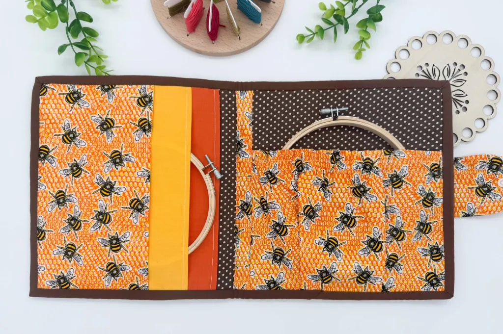 Cross-Stitch Project Organiser – Handmade Fabric Storage Bag
