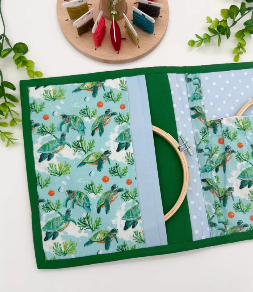Cross-Stitch Project Organiser – Handmade Fabric Storage Bag