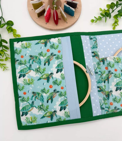 Cross-Stitch Project Organiser – Handmade Fabric Storage Bag