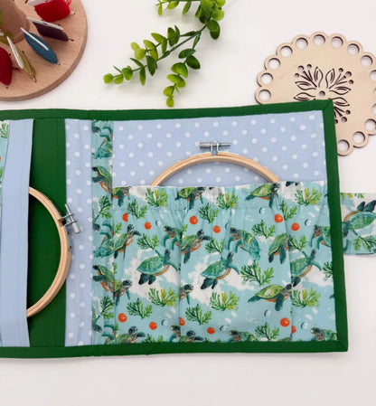 Cross-Stitch Project Organiser – Handmade Fabric Storage Bag