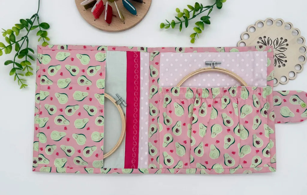 Cross-Stitch Project Organiser – Handmade Fabric Storage Bag