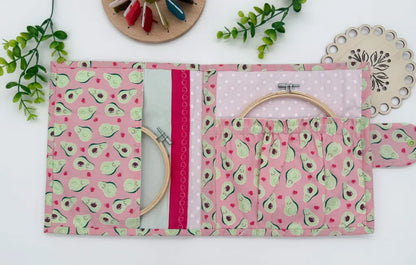 Cross-Stitch Project Organiser – Handmade Fabric Storage Bag