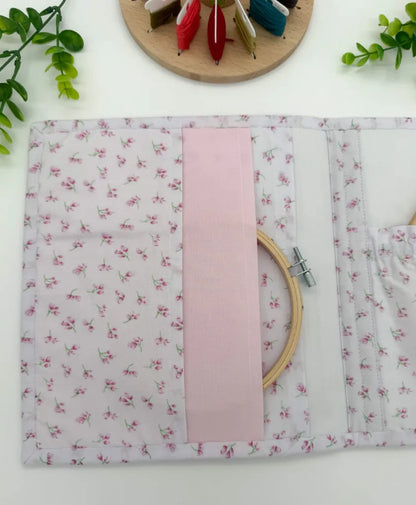 Cross-Stitch Project Organiser – Handmade Fabric Storage Bag