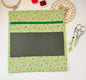 Cross Stitch Project Bag with Clear Vinyl Window | Handmade Embroidery Storage Bag 28 cm x 30 cm