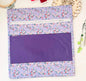 Cross Stitch Project Bag with Clear Vinyl Window | Handmade Embroidery Storage Bag 28 cm x 30 cm